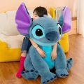 CGGJNUOH Disney Giant Size Lilo stitch Plush Stuffed Doll Cartoon Kawaii Animal Couple Sleeping Pillow Softmaterial Toy For Children Gift. 