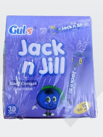 Guls Jack n Jill Black Currant Chew Toffee (30 Pcs BOX)