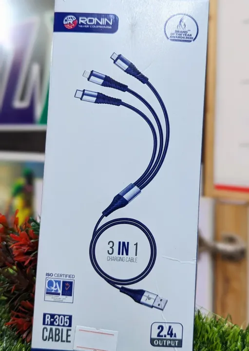 Ronin%20R305,%203%20in%201%20Cable%20Fast%20Charging%20,%20ANDROID,%20Type%20C%20&%20IOS%20Best%20In%20Quality%20High%20-%20Speed%20Data%20Cable%20-%20Black.%20-%20Image%202