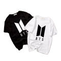 Pack of 2 BTS Printed Summer cotton T-shirt  for girls and women. 