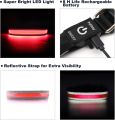 PetIsay Ultimate LED Dog Collar - USB Rechargeable with Water Resistant - Reflective Light up Dog Collar Flashing Light - Adding Safety to Night-time Walks(Red, S). 
