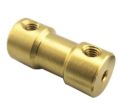 Steel shaft coupling hole 2mm to 2mm rod coupling sleeve. 
