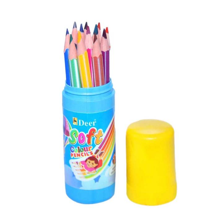 Deer Soft 12 Colors Medium Shape Half Size PC