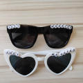 Fashionable Wedding Sunglasses Bride and Groom Personalized Novelty Bridal Glasses Themed Decorative Groom Sunglasses for Bridal Shower Wedding Party Bachelorette Event Photo Props Bridal Accessory. 