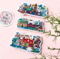 Fridge Magnets, Set of 2, 3, 4 or 5 Karachi, Lahore, Hunza, Islamabad and Pakistan Magnets, High Quality Fridge Magnet, Home Decor. 