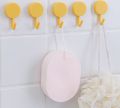 Pack of 10 - Adhesive Suction Cup Hooks, stick hook Heavy Duty Sticky Wall & Ceiling & Door Nail Free Clear Hook for Bathroom and Kitchen No Scratch Waterproof and Oilproof Sticker. 