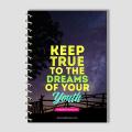 Spiral Notebook A4 or A5  -  Motivational. 