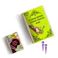 High Quality Reusable Mehndi Practice Books  For Henna Practice with free Scrub (pack of 2). 