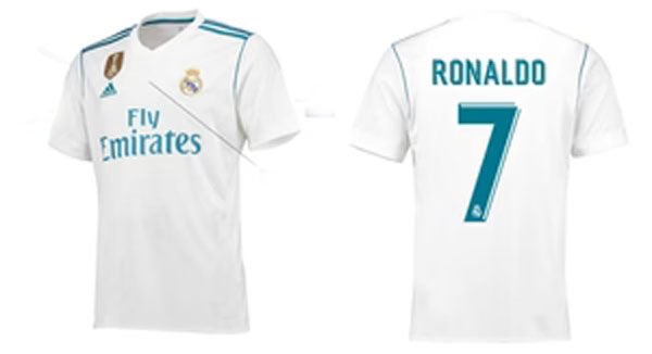 Real Madrid Cristiano Ronaldo jersey 2018 KYIV UCL FINAL