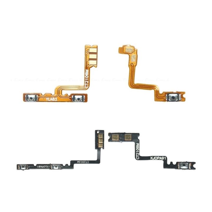 Mute Switch Power Key For OPPO A83 A91 A92 A92s A93 A93s 4G 5G Volume Button Control Flex Cable Repair Parts