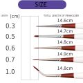 Marie's Mini Detailing Brush For Painting Pack Of 5. 