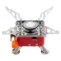 Original Mini Portable Square Stove for Backpacking Hiking Windproof Burner Camping Stove Foldable Stove for Outdoor & picnic. 