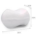 Cushion Lab Extra Dense Orthopedic Knee Pillow for Back Pain Relief, Leg Pain, Hip, Sciatica & Joint Pain - Memory Foam Wedge Pillow Contour. 