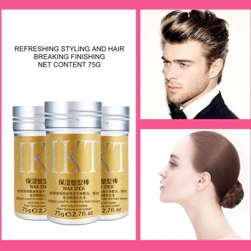 IKT Hair Wax Stick – 75g | Strong Hold for Hair Setting and Frizz ...