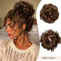 Messy Hair Bun for girls  – Volumizing Messy Bun Hair Clip, Jura Pony , Hair Scrunchie Extension, Synthetic Hair Bun Extension, Bridal Hair Accessory, Party Hair Bun, Puff Bun Juda, Ponytail jura  for girls. 