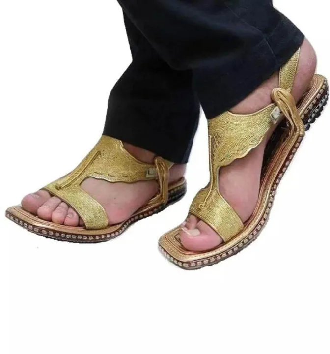 Golden%20Handmade%20Lawa%20Chappal%20,%20Pashawari%20chappal,%20tilly%20chappal%20%20DA-12%20-%20Image%204