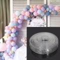 Arch Tape Balloons 5 Meters Approx ( 160 holes ) For event Decorating Strip Connect Chain Balloon Plastic Tape Balloon inline Different From Regular Arch tape. 
