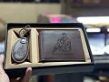 Picture Wallet | Customized Name And Picture Engraved Wallet And Keychain With Box | Customized Picture Wallet With Keychain. 