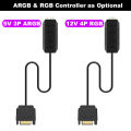 Rgb Controller Splitter Cable Converter Sata 12v 4-Pin Aura 5v 3pin Argb 3 Button Led 2 3 4 5 Hub Adapter For Strip Lamp. 