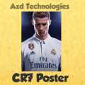 Cristiano Ronaldo XL Poster (18x12 Inch) | High-Quality Large CR7 Wall Art for Fans & Collectors. 