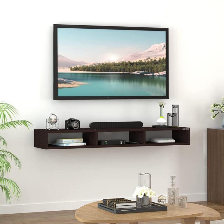 Modern TV stand Wall mounted Unit Rack I Media Tv Storage Wall Unit ...