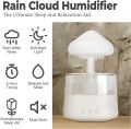 Rain Cloud Humidifier Water Drops-Adjustable Led Light. 