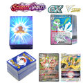 Holographic Pokemon Cards Scarlet Violet New ex Vstar Vmax GX in English Letter with Rainbow Arceus Shiny Charizard Kids Gift. 