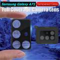 3D Back Camera Lens Protector For Samsung Galaxy A71 9H Tempered Glass Full Coverage. 