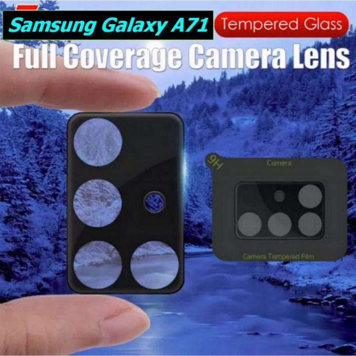 3D Back Camera Lens Protector For Samsung Galaxy A71 9H Tempered Glass Full Coverage