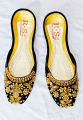 Multani khussa for girl and woman Hand Made pure  Leather embroidered  khussa zina color. 