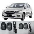 2Pcs Leather key Chain For New Honda City 2021 To 2022 " So On..... Supreme Quality. 
