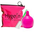 (Hygein: Largest Variety of Periods Care products) Hygein Soft Period Cup for women with Creative Shape 2, Menstrual Cup, Sanitary Cup. 