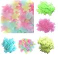 100PC Kids Bedroom Fluorescent Glow In The Dark Stars Glow Wall Stickers Stars Luminous luminous glow sticker. 