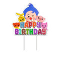 Plim Plim Cartoon Theme Gifts Bags Balloon Plates Tablecloth Backdrop Happy Birthday Party Napkins Decoration Swirls Banner. 