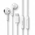 Gionee Type C Handsfree Wired Earphones Stereo Bass Earbuds with Mic for Android Type C Devices. 