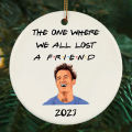 Friends Tv Show Tribute Ornament Chandler Bing Ornament Love with Vibrant Colors Intricate Details Creative Acrylic Decor. 