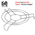 M&K Hot Pot Stand Handi Stand Kitchen Stand Cookware Stand Pans Stand l Pot-stand Kitchen Needs Semi-Heavy Duty Potstand Pack Of 2. 
