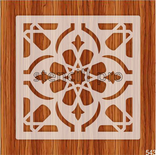 Islamic Tile Pattern Stencil Reusable Template for DIY Home Decor ...