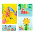 【shengxiong6525】FLYEER 2020 108 Pcs Origami Paper Arts and DIY Handmade 3D Puzzle Animal Crafts for Kids Educational Child Toy. 