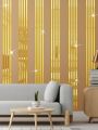 Acrylic Strips | Silver | Golden Mirror | Wall Stickers, DIY Geometric Removable Acrylic, Size 1×96 inches. 