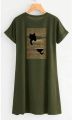 Printed Long T shirts For Girls & women's Cotton Jersey fabric Summer wear. 