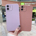 YIWESAN For Iphone 11 Cyan Case New Design Phone Case Shockproof Square Edge Pattern Silicone Casing Full Cover Angel Eye Camera Protection Cases Softcase. 
