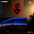 ZF Anime vegeta – goku Cartoon 3D Wall Art Design LED Wooden 7mm Zrk Imported Sheet Backlight Lamp, Game Lovers Kids Room Decorative for Living Room, Bedroom, Multicolour. 