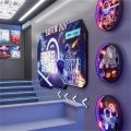 9D Virtual Reality VR Motion Chair 7D Flying Theater Curved Projection Cinema. 