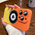 Gradient Magnetic Phone Cases For iPhone 11 12 13 14 15 Pro Max 14 15 Plus For Mag Safe Case With Lens Film Colorful Hollow Hard PC Back Cover. 