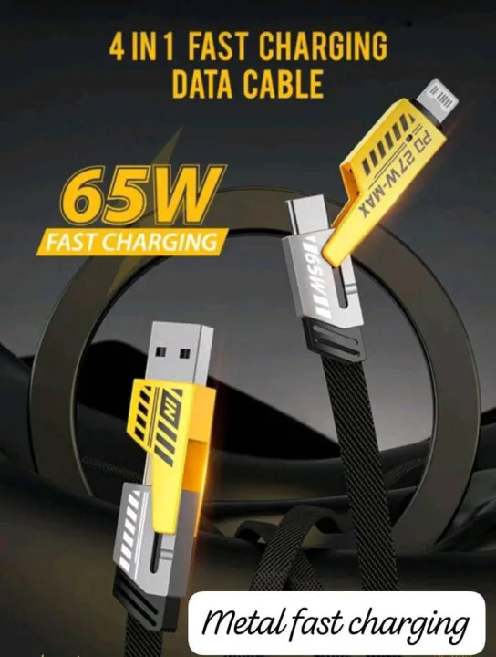 65W%20Fast%20Charging%204-in-1%20Multi%20Charging%20Cable%20%E2%80%93%20USB%20to%20Type-C,%20Micro%20USB%20&%20Lightning%20%E2%80%93%20Nylon%20Braided%20Heavy%20Duty%20Data%20Cable%20(Gold/Black)%20For%20iPhone%20&%20Android.%20-%20Image%203