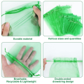 Fruit Protection Bags for Fruit Cover Mesh Bag Garden Netting Bags with Drawstring 150Pcs. 