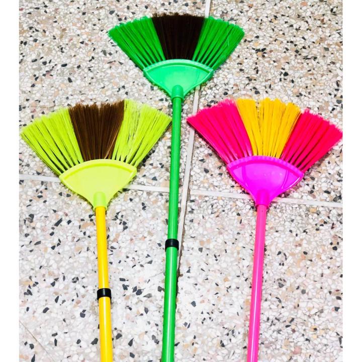 Ceiling Jaala Cobweb Cleaning Broom with Extendable Rod, Long Reach Cobweb Duster, Exclusive Cleaning Long Handled Jaala Brush, Extending Handle - Long Stick Dust Mop, Home Cleaning Plastic Broom (Length  6 feet in Height 72 inches Approximately )