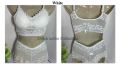 |Comfortable| Breathable| Seamless Lingerie Set for Girl and Women| Removable Padded Lace Net bras| Nightwear Sexy bras and Panties Set| Bras and Underwear Set| Wrapped Chest Bras| Camisoles and Underwear Set. 
