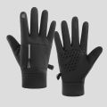 CLEVER Winter Gloves, Waterproof Non-Slip Motorcycle Ski Climbing Gloves, Keep Warm with Pockets Windproof Cycling Gloves Outdoor Sports. 